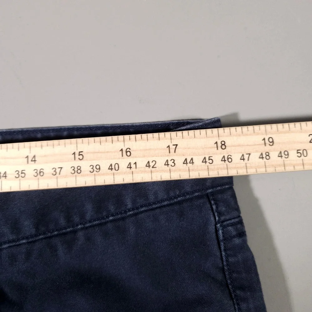 Polo Ralph Lauren Chinos‎ Mens 34x32 Navy Blue Straight Leg Cotton Stretch Pants